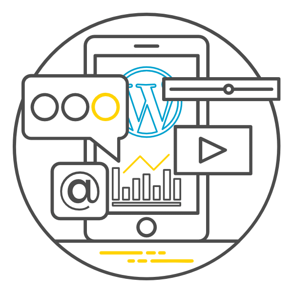Icon der Leistung WordPress Mentoring